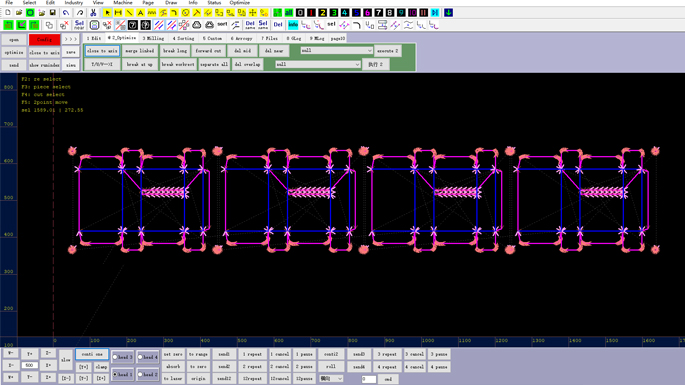 Leather intelligent typesetting technology