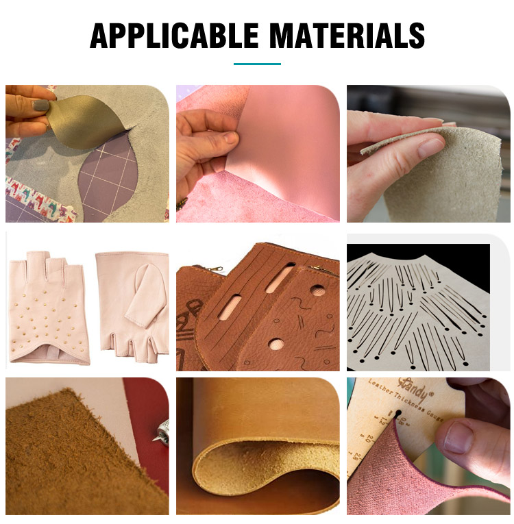 Leather material display