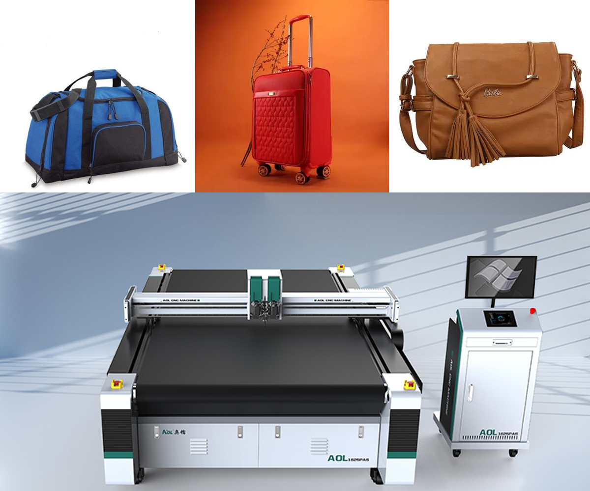 Leading classic fashion, exploring lean digital cutting—cutting machine for luggage industry Leading classic fashion, exploring lean digital cutting—cutting machine for luggage industry