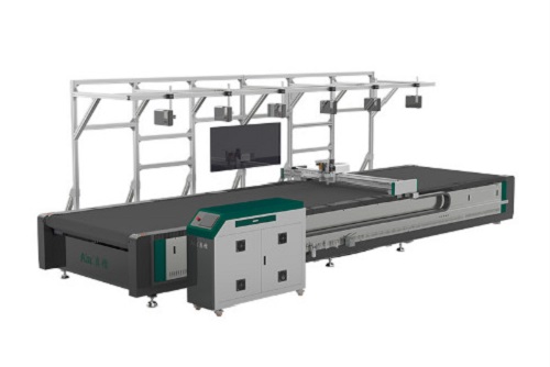 striped cloth cnc cutter
