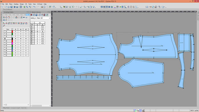 Smart clothing cutting machine layout